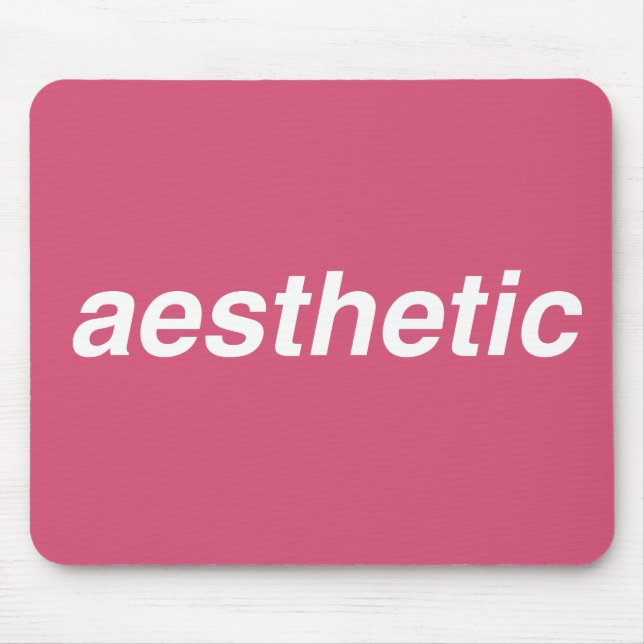 Ästhetisches Computing Pad Mousepad (Vorne)