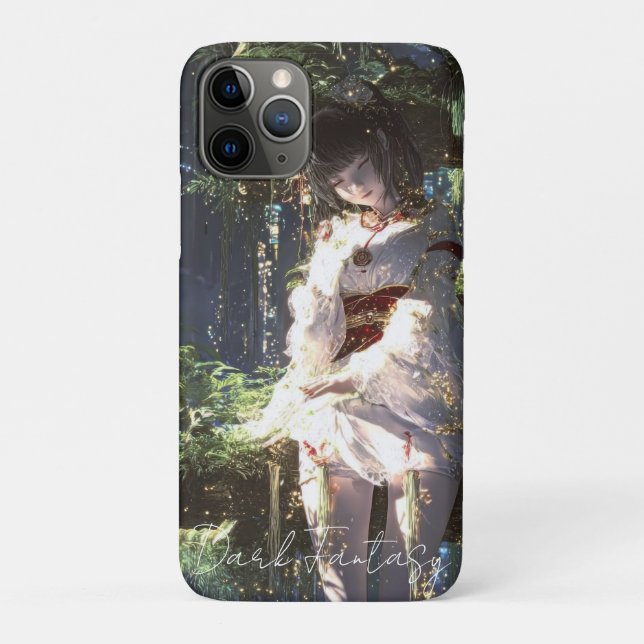 Ästhetisches / Dark Fantasy Mädchen Case-Mate iPhone Hülle (Rückseite)