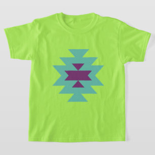 Ästhetisches geometrisches Stammesmuster-Kinder-T- T-Shirt