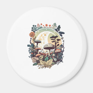 Ästhetisches Goblincore und Cottagecore Pilz Ruhe Magnet