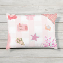 Ästhetisches Kissen ganz in Rosa