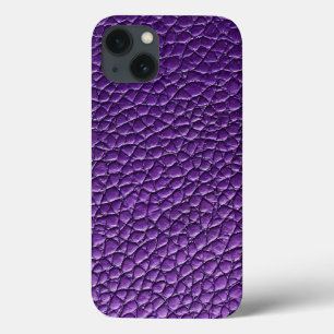 Ästhetisches Lila Leder Chic Designer Stil Case-Mate iPhone Hülle