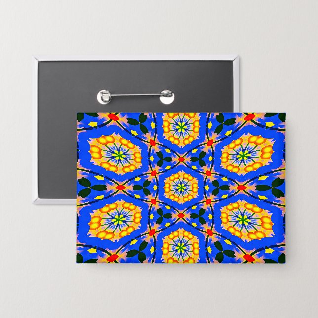 Ästhetisches Muster Button (Vorderseite/Rückseite)