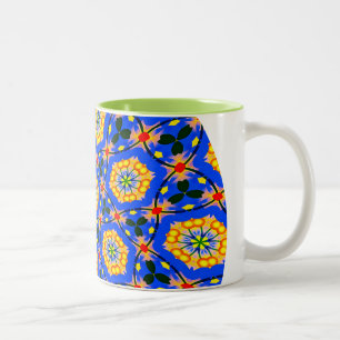 Ästhetisches Muster Zweifarbige Tasse