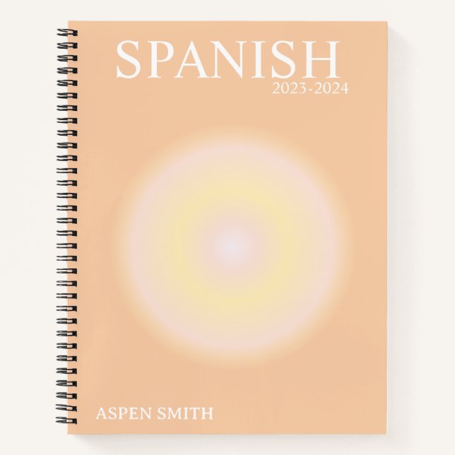 ästhetisches Notebook Notizbuch (Vorderseite)