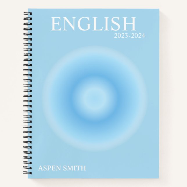 Ästhetisches Notebook Notizbuch (Vorderseite)