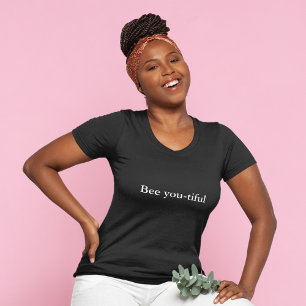 ästhetisches Outfit Zitat Bee you tiful T-Shirt