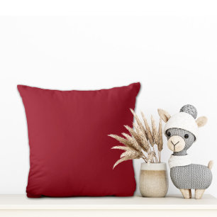 Ästhetisches Rot-Kissen Kissen