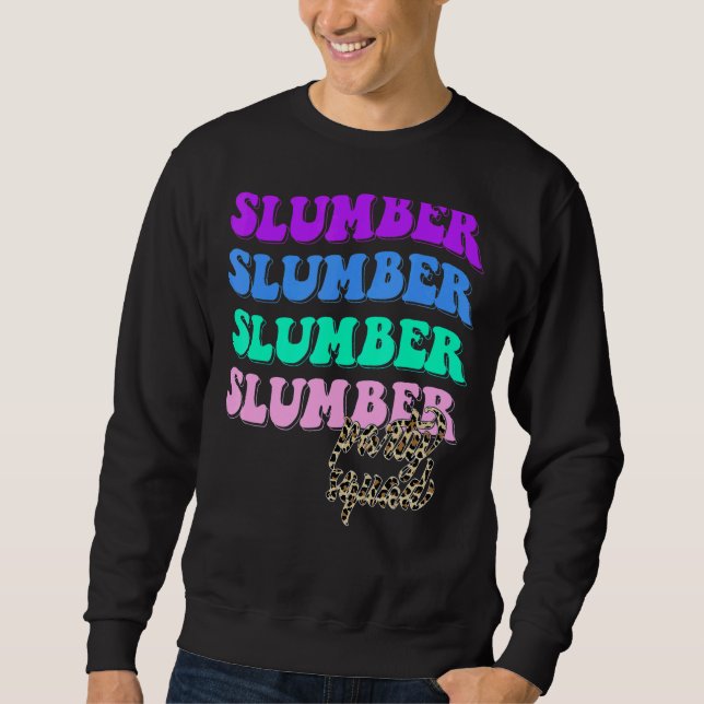 Ästhetisches Slumber Party Squad Matching Sleepove Sweatshirt (Vorderseite)