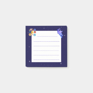 Ästhetisches Sonnensystem Planet Astronaut Raum Po Post-it Klebezettel