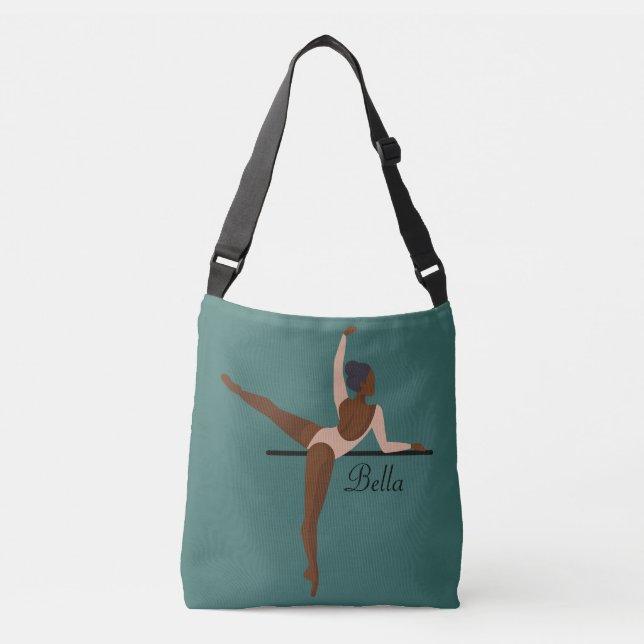 Ästhetisches Tanzen Ballerina Tragetaschen Mit Langen Trägern (Vorderseite)