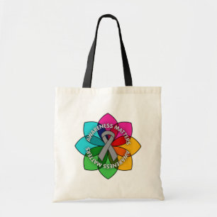Asthma-Bewusstseins-Angelegenheits-Blumenblätter Tragetasche