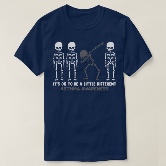Asthma ist sich bewusst, dass es ein wenig anders  T-Shirt (Design vorne)