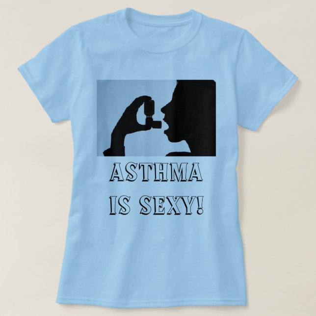 ASTHMA IST…! T-Shirt (Design vorne)