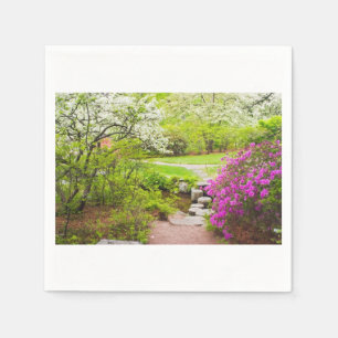 Asticou Azelea Garden im Frühjahr, Nordost Hafen Serviette