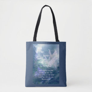 Astilbe Blue Mist Romans 8:28 Tasche