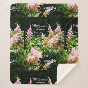 Astilbe mit Mark 10:27 Sherpadecke