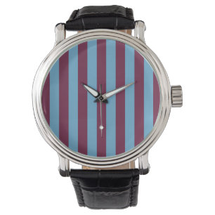 Aston Villa stripes football club colors premier l Armbanduhr