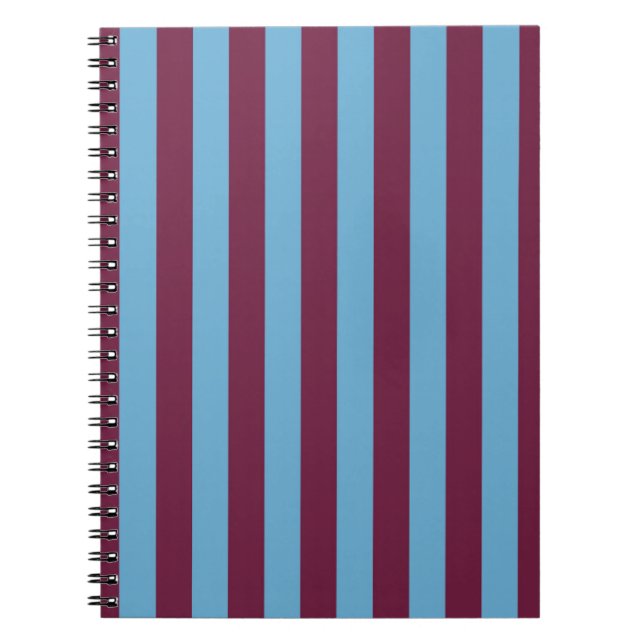 Aston Villa Stripes Notizblock (Vorderseite)