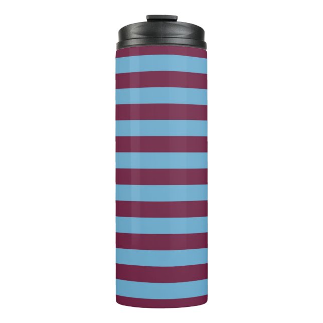 Aston Villa Stripes Thermosbecher (Vorderseite)