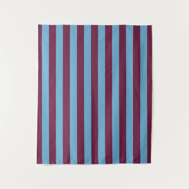Aston Villa Stripes Wandteppich (Vorderseite)