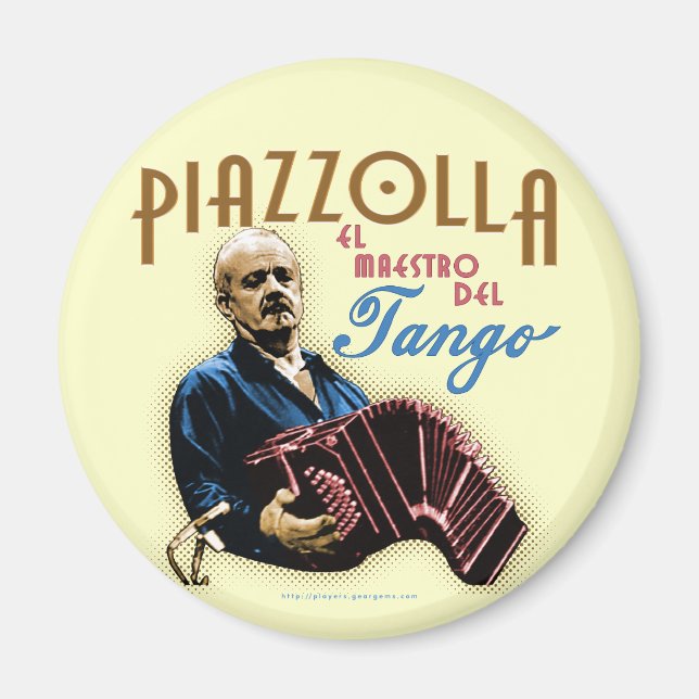 Astor Piazzolla Magnet (Vorne)
