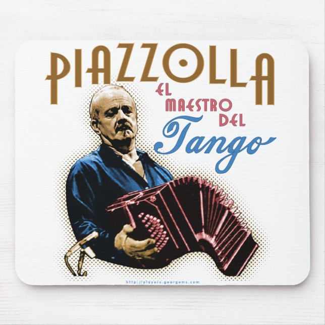 Astor Piazzolla Mousepad (Vorne)