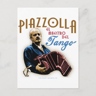 Astor Piazzolla Postkarte