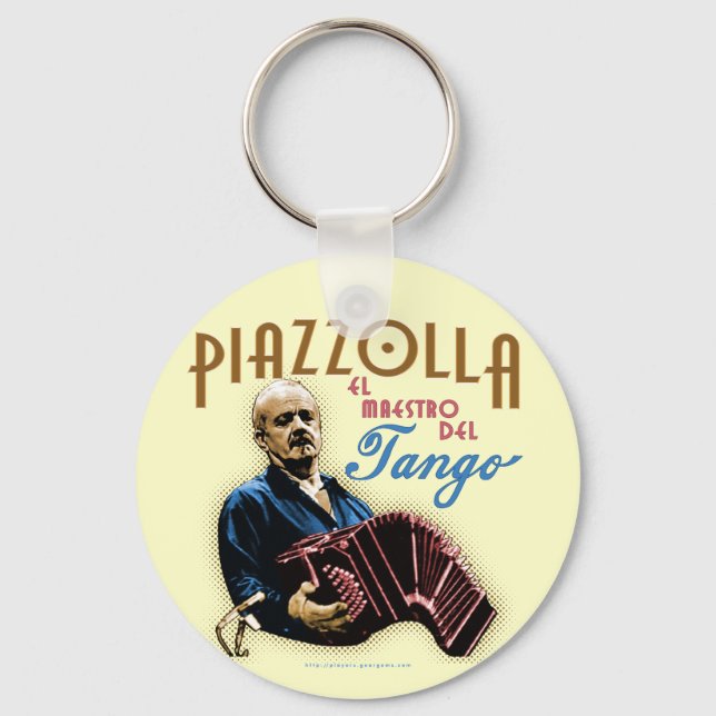 Astor Piazzolla Schlüsselanhänger (Vorderseite)