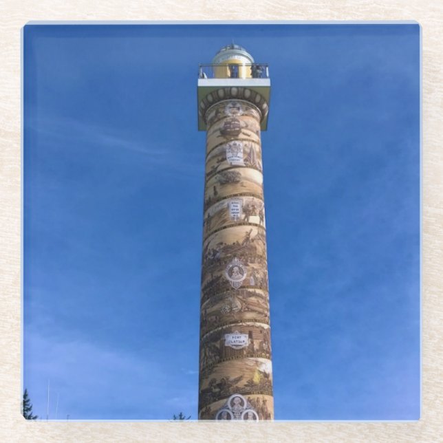 Astoria Column, Oregon Glasuntersetzer (Vorderseite)