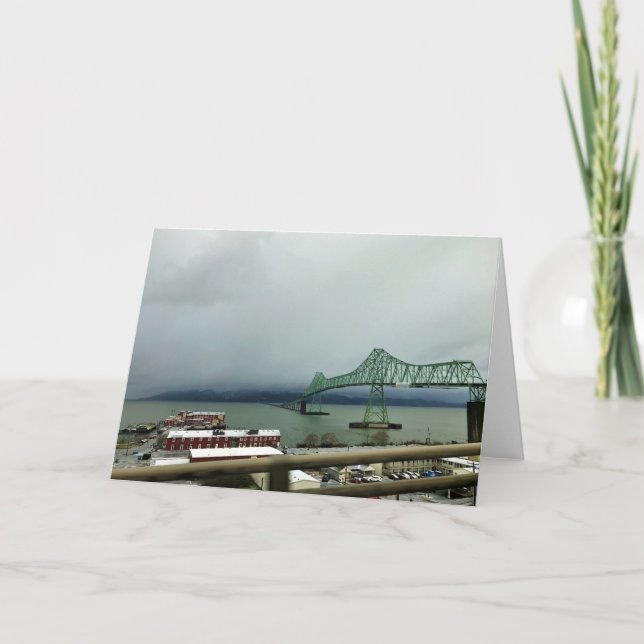 Astoria-Megler Bridge, Astoria, Oregon Karte (Vorderseite)