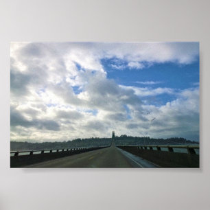Astoria-Megler-Brücke, Astoria, Oregon Poster