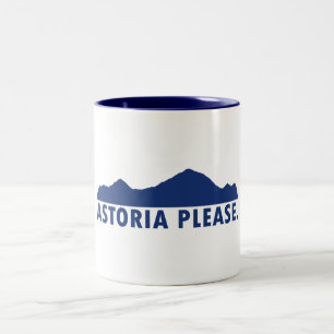 Astoria Oregon Bitte Zweifarbige Tasse