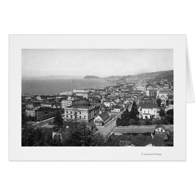 Astoria, Oregon Business Section und Waterfront (Vorderseite (Horizontal))