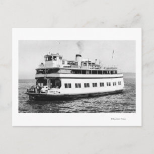 Astoria, Oregon Sicht von Ferry Astoria Fotograf Postkarte