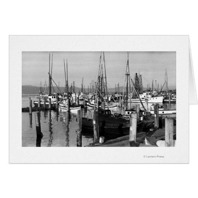 Astoria, Oregon Wasserfront Sicht auf die Fischere (Vorderseite (Horizontal))