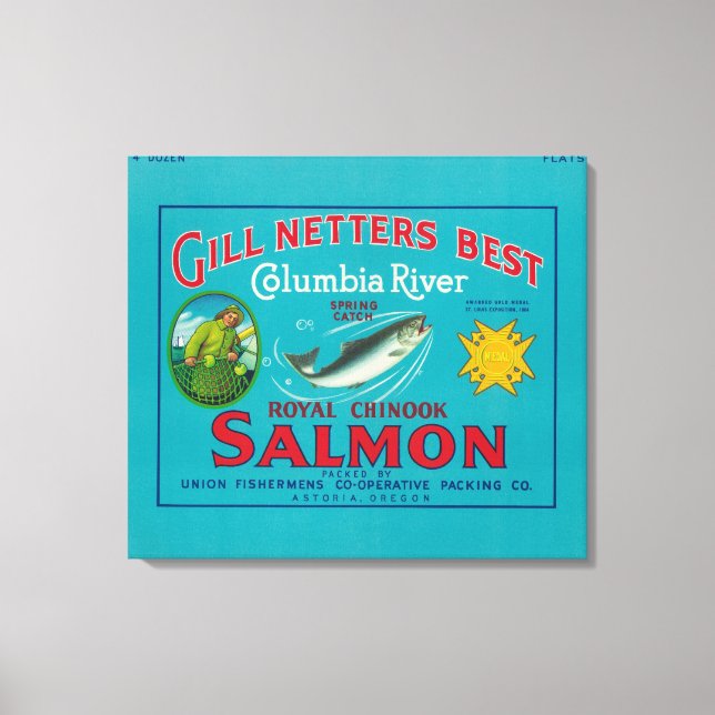 Astoria, OregonGill Netters BestAstoria, OR Leinwanddruck (Vorderseite)