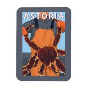Astoria, OregonKing Krabbe Magnet