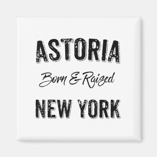 Astoria Queens Nyc Pride Zitat Geboren Aufgewachse Magnet