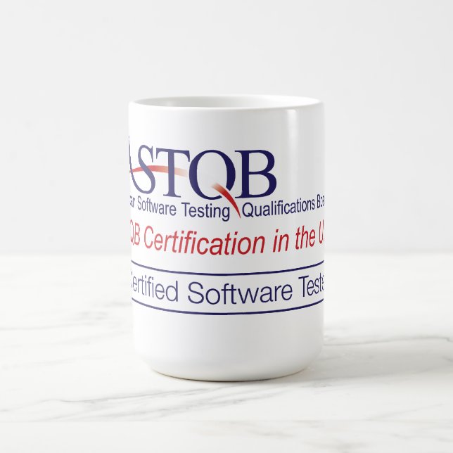 ASTQB zugelassene Software-Prüfvorrichtungs-Tasse Kaffeetasse (Mittel)