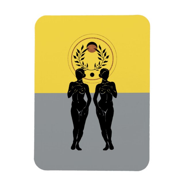 Astra Feminine Moderne Kunst Magnet (Vertikal)