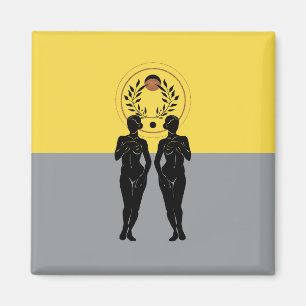 Astra Feminine Moderne Kunst Magnet