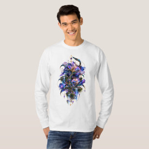 Astral Bloom Sanctuary – Surreale kosmische Flora T-Shirt