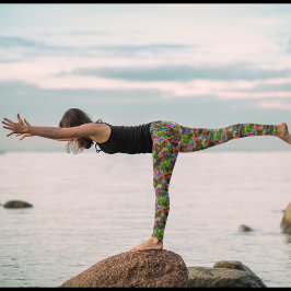 Astral Blume Grunge Leggings - Spaß