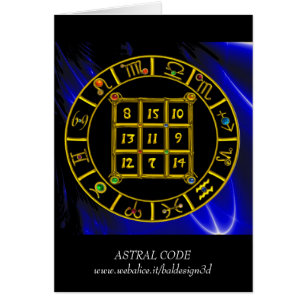 ASTRAL CODE,MAGIC SQUARE 33 Zodiac Astrology Chart