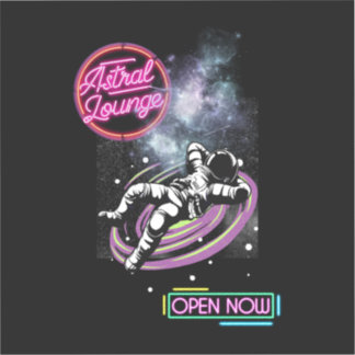 Astral Lounge - Aufkleber