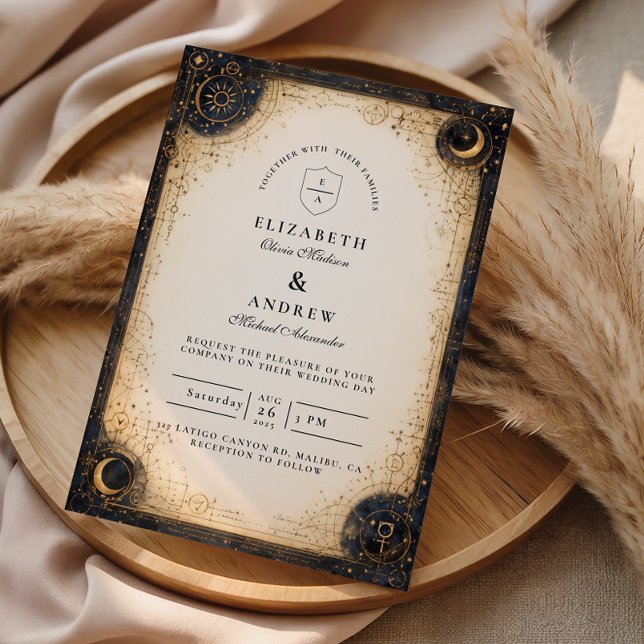 Astral Night Wedding Einladung (Von Creator hochgeladen)