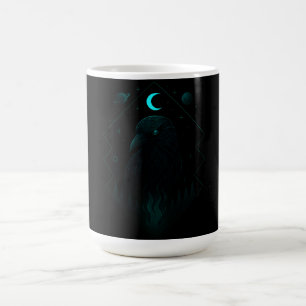 Astral Rabe - Kosmischer Dunkler Bote Kaffeetasse