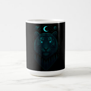 Astral Tiger - Kosmischer Blaze-Prädator Kaffeetasse