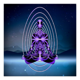 Astral Travel (mountains of loneliness) Poster